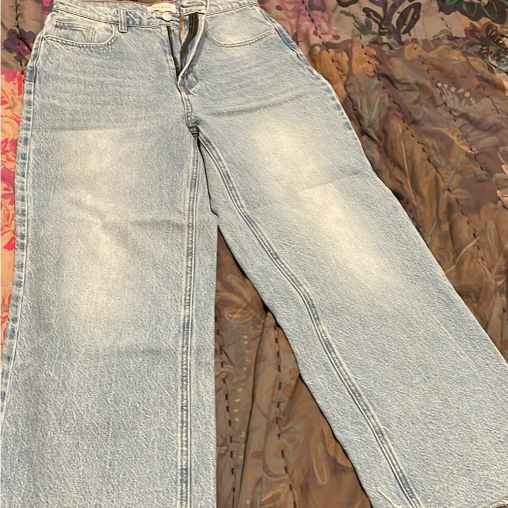 Wide leg Pac Sun jeans crop